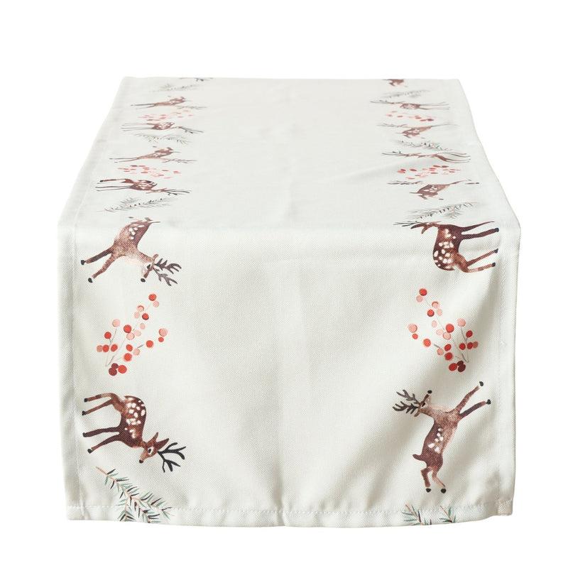 Bieżnik z motywem reniferów ROXY, 140 cm