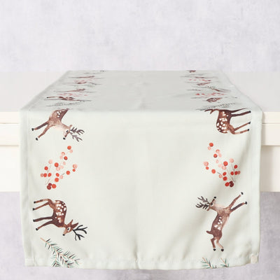 Bieżnik z motywem reniferów ROXY, 140 cm