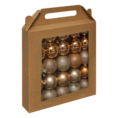 Bombki na choinkę, 25 sztuk, Ø 6 cm