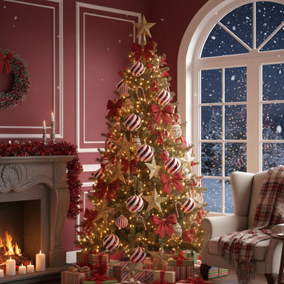 Bombki świąteczne, nietłukące Ø 8 cm, 10 szt.