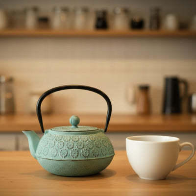 Czajnik żeliwny z zaparzaczem KUMO, 1000 ml