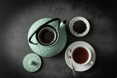 Czajnik żeliwny z zaparzaczem KUMO, 1000 ml