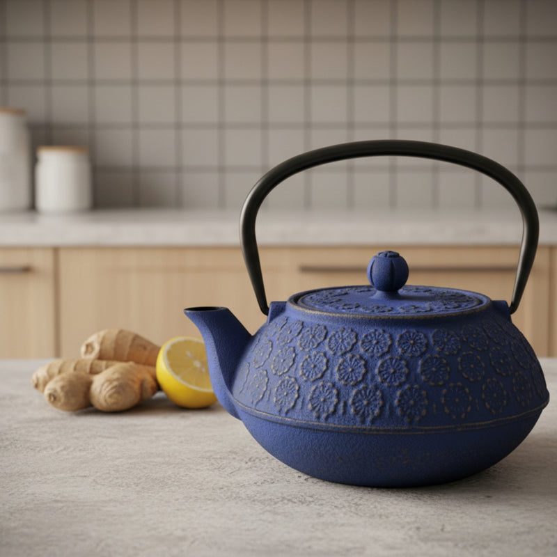 Czajnik żeliwny z zaparzaczem KUMO, 1000 ml