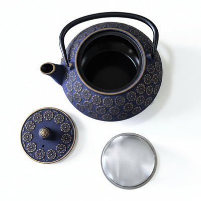 Czajnik żeliwny z zaparzaczem KUMO, 1000 ml