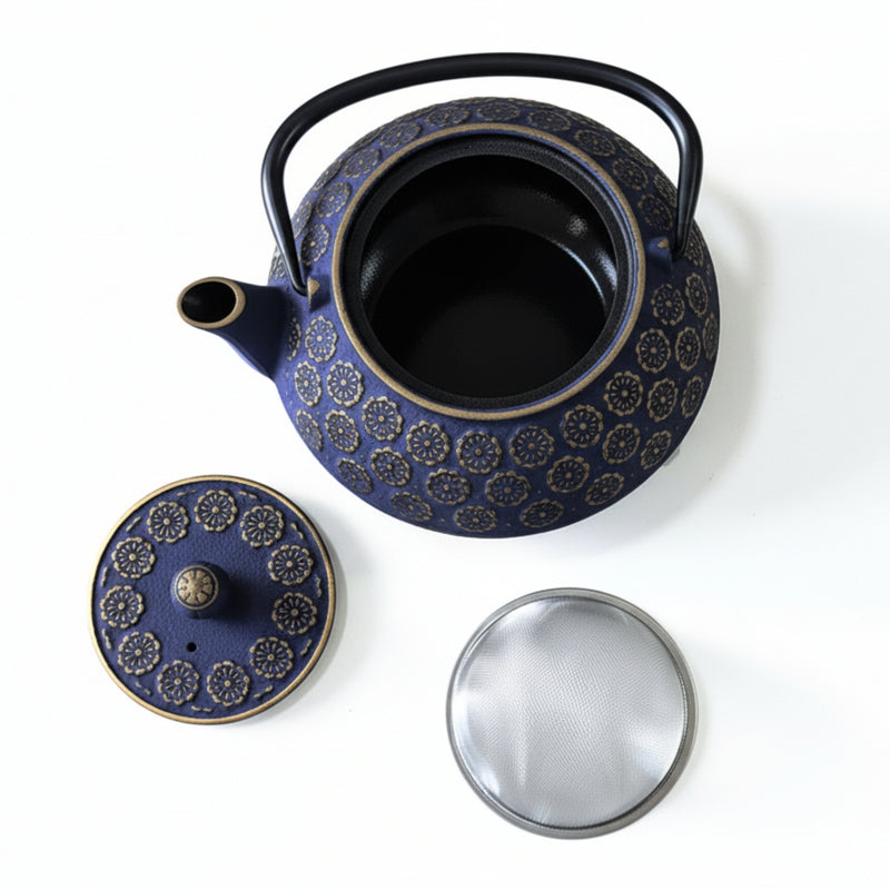 Czajnik żeliwny z zaparzaczem KUMO, 1000 ml