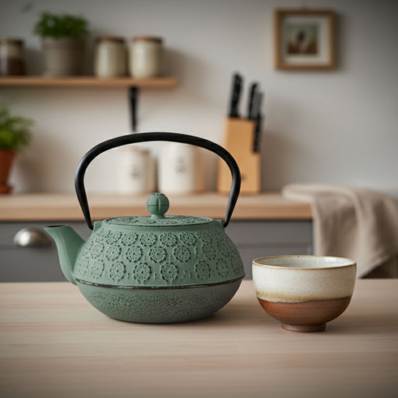 Czajnik żeliwny z zaparzaczem KUMO, 1000 ml