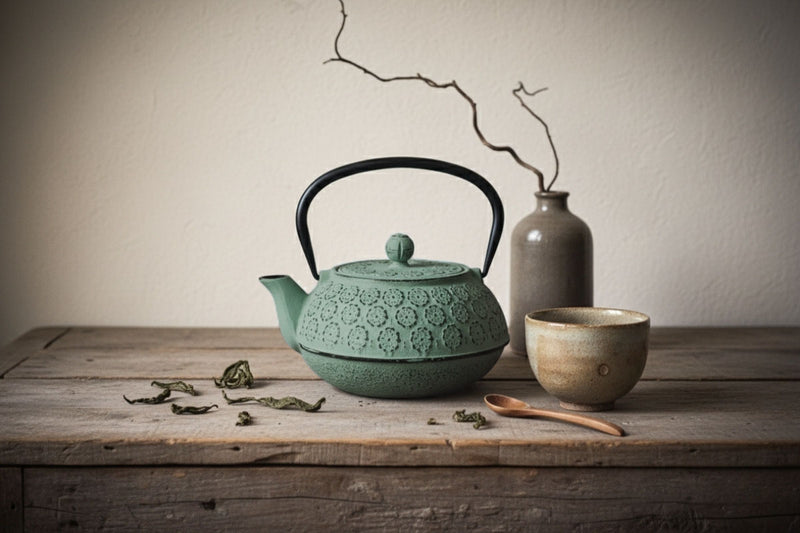 Czajnik żeliwny z zaparzaczem KUMO, 1000 ml