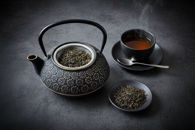 Czajnik żeliwny z zaparzaczem KUMO, 1000 ml