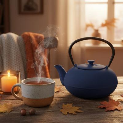 Czajnik żeliwny z zaparzaczem NOMI, 800 ml