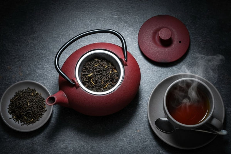 Czajnik żeliwny z zaparzaczem NOMI, 800 ml