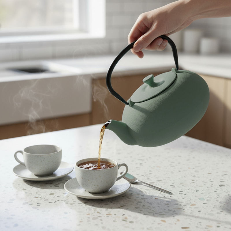 Czajnik żeliwny z zaparzaczem NOMI, 800 ml