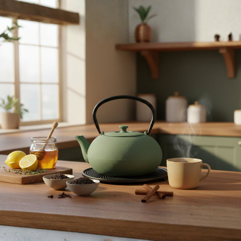 Czajnik żeliwny z zaparzaczem NOMI, 800 ml