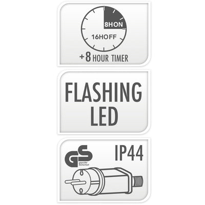 Dekoracja świąteczna LED, bałwan, 68 x 61 cm