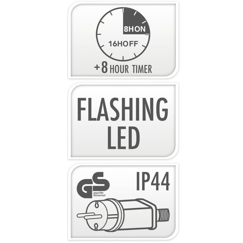 Dekoracja świąteczna LED, bałwan, 68 x 61 cm