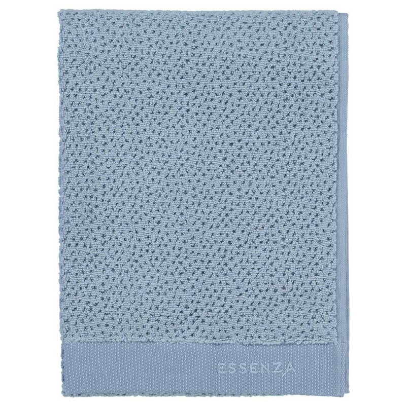 Duży ręcznik kąpielowy w kolorze niebieskim, chłonny ręcznik łazienkowy, Essenza, 70x140 cm