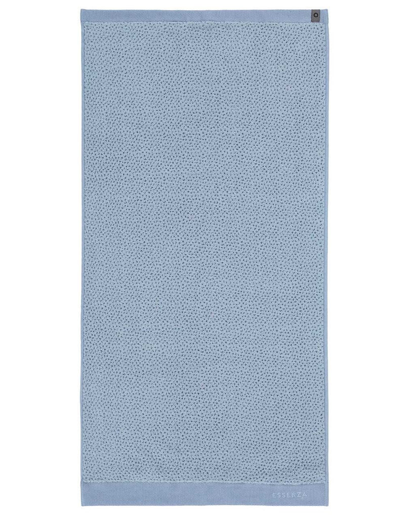 Duży ręcznik kąpielowy w kolorze niebieskim, chłonny ręcznik łazienkowy, Essenza, 70x140 cm