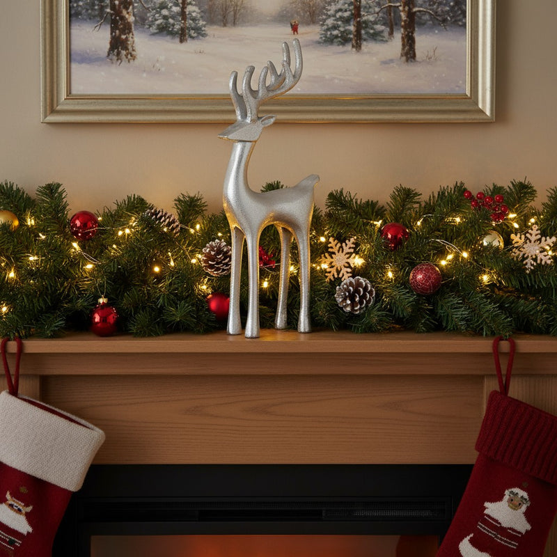 Figurka bożonarodzeniowa, renifer, 35 cm