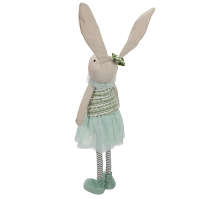 Figurka dekoracyjna królik z wyciąganymi nogami, 85 cm