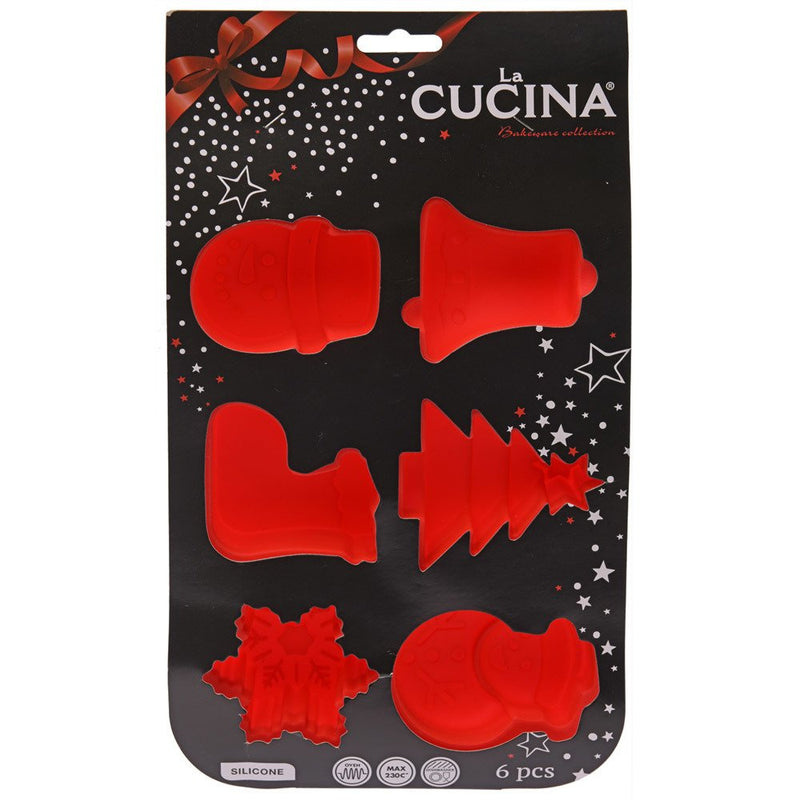 Foremki do ciastek 3D, motyw świąteczny, 31 x 17 cm