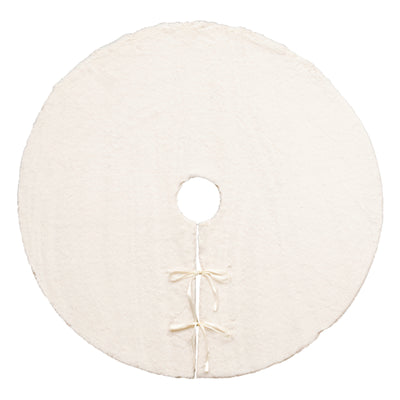 Futrzany dywanik pod choinkę, Ø 90 cm