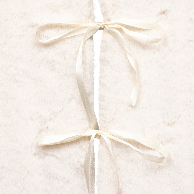 Futrzany dywanik pod choinkę, Ø 90 cm