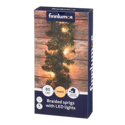 Girlanda świąteczna z 80 diodami, 5 m, ciepły LED