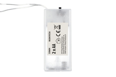 Gwiazda papierowa LED 43 cm, na baterie