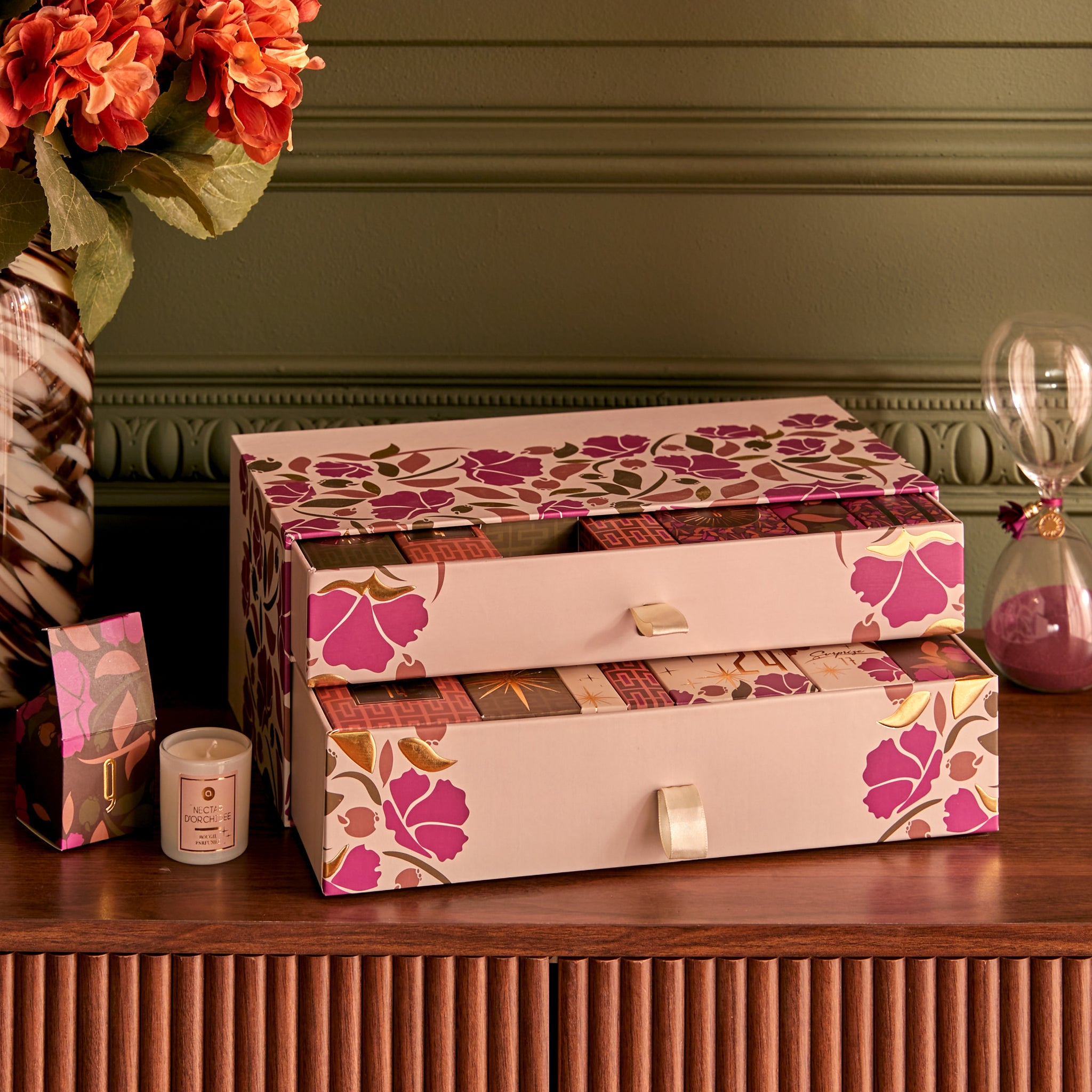 Kalendarz adwentowy ze świeczkami BELLI