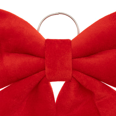 Kokarda dekoracyjna z imitacji wełny, 40 x 35 cm