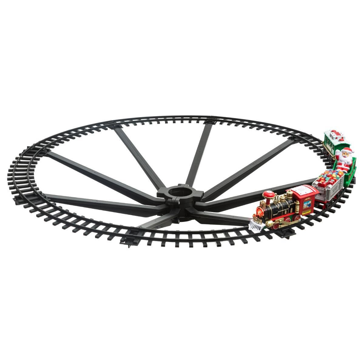 Kolejka na choinkę z torami, na baterie, Ø 87,7 cm, 23 elementy