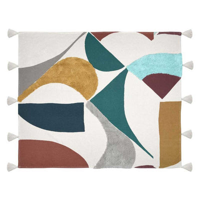 Kolorowa narzuta bawełniana 125 x 150 cm