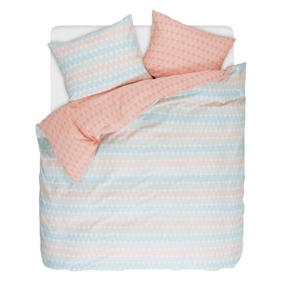 Kolorowy komplet pościeli z bawełny perkalowej ze wzorem, 200 x 220 cm, Esprit