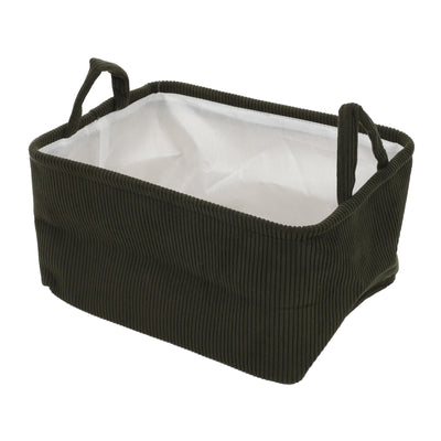 Kosz do przechowywania z uchwytami, poliestrowy, 35 x 25 x 20 cm