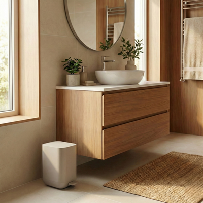 Kosz łazienkowy z pedałem INVI, 7 l