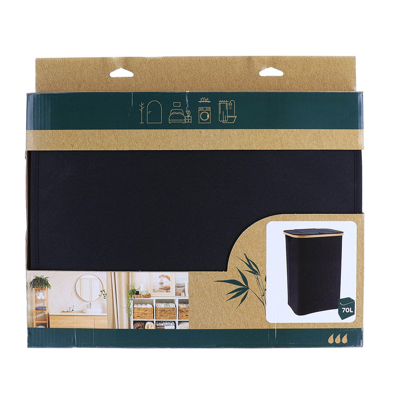 Kosz na pranie tekstylny FORM, zamykany, 7 l