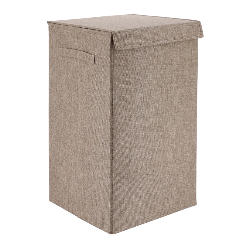 Kosz na pranie tekstylny LAGOM, zamykany, 70 l