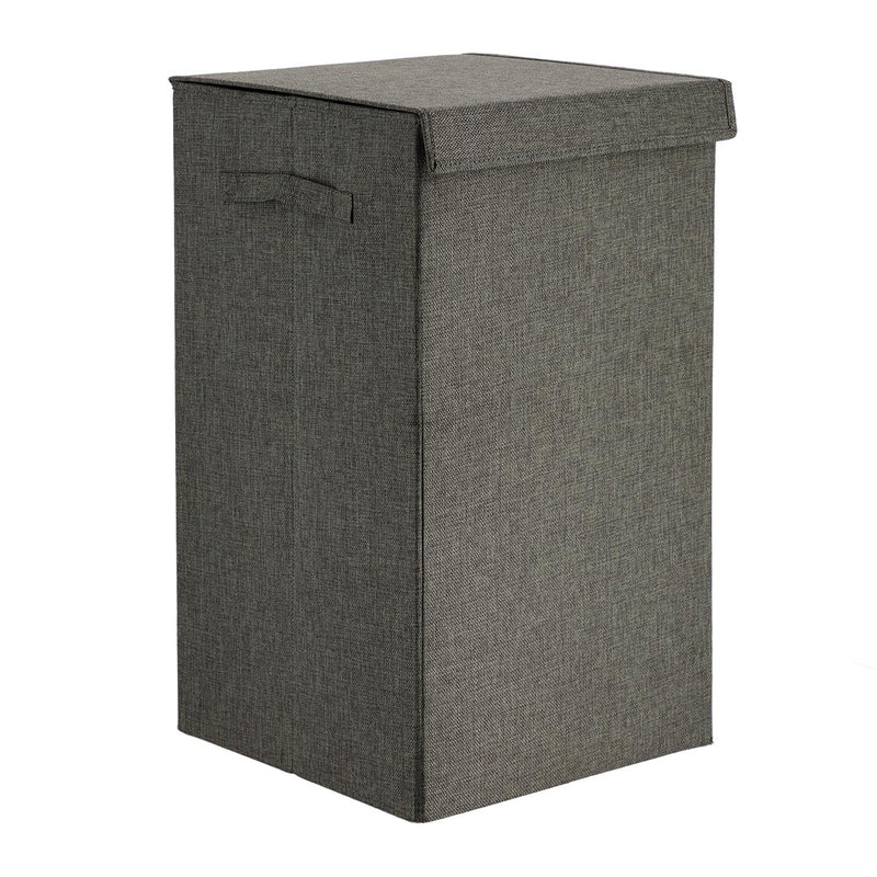 Kosz na pranie tekstylny LAGOM, zamykany, 70 l