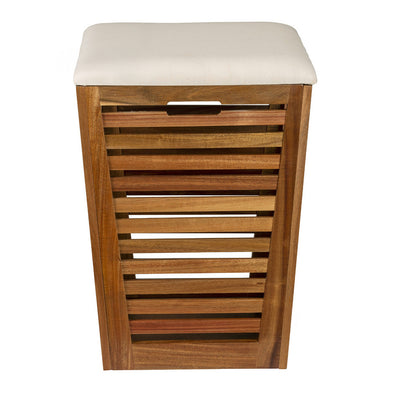 Kosz na pranie z siedziskiem FONDI, wys. 56 cm