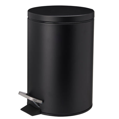 Kosz na śmieci NONI metalowy z pokrywą, 3 l