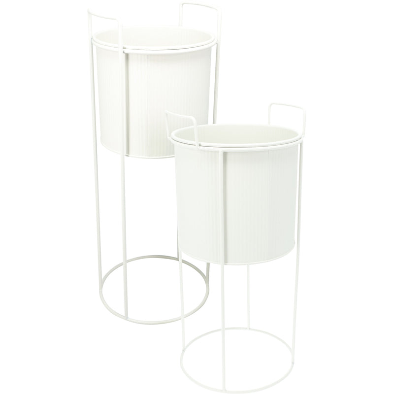 Kwietniki metalowe IDEM, 2 sztuki