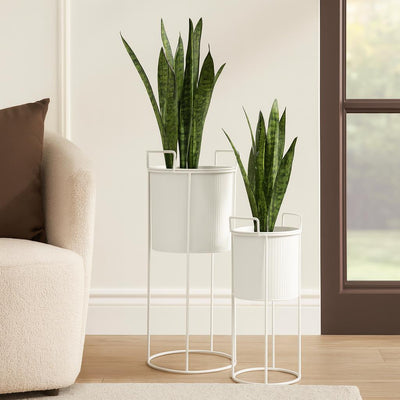 Kwietniki metalowe IDEM, 2 sztuki