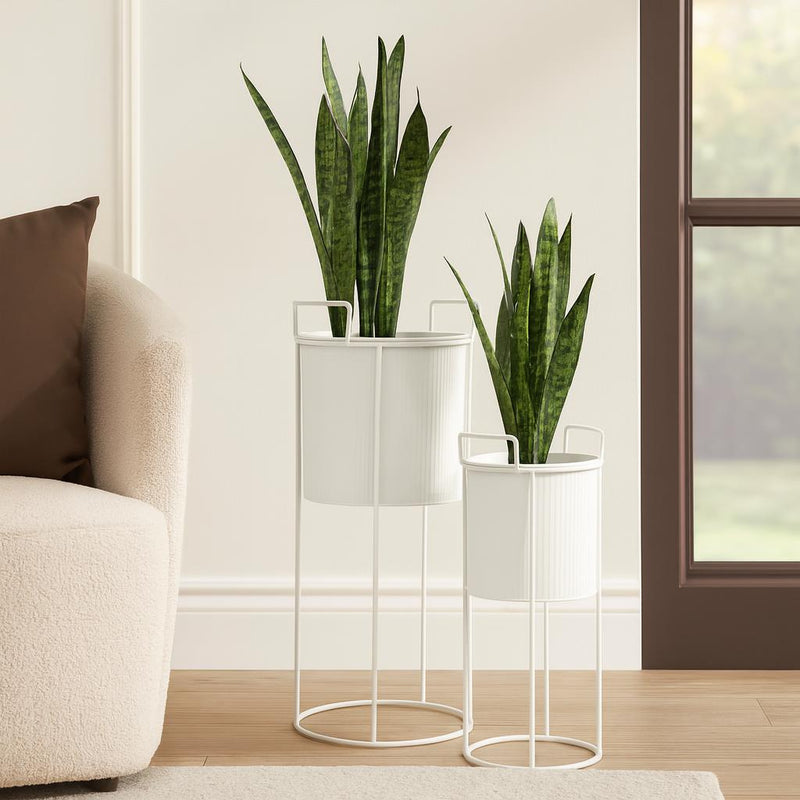 Kwietniki metalowe IDEM, 2 sztuki