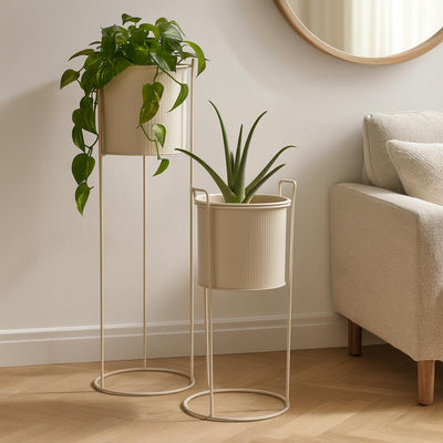 Kwietniki metalowe IDEM, 2 sztuki