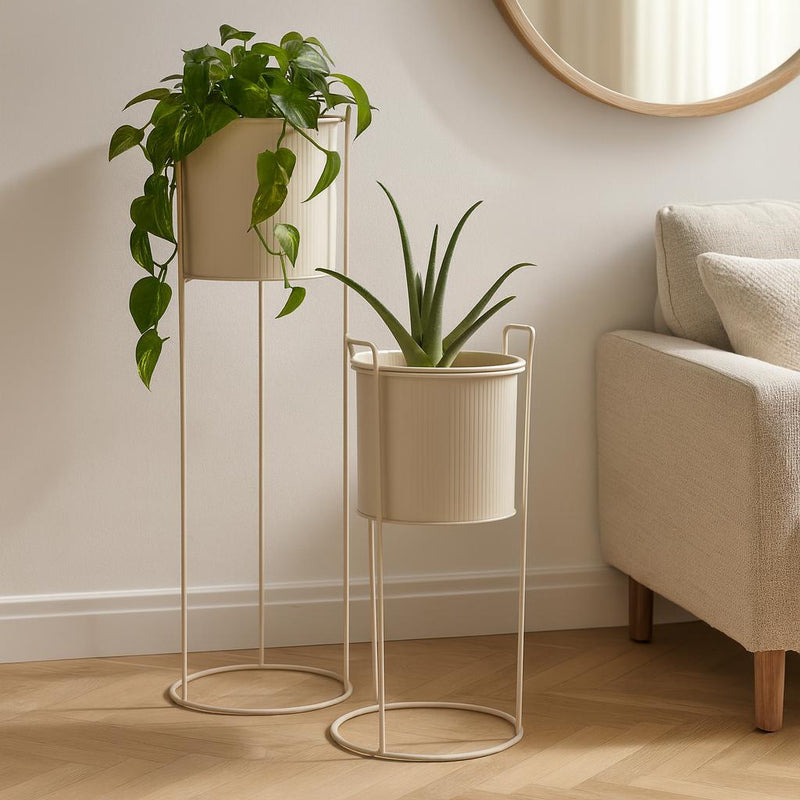 Kwietniki metalowe IDEM, 2 sztuki