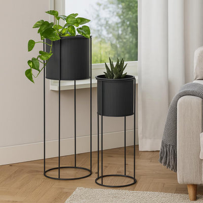 Kwietniki metalowe IDEM, 2 sztuki