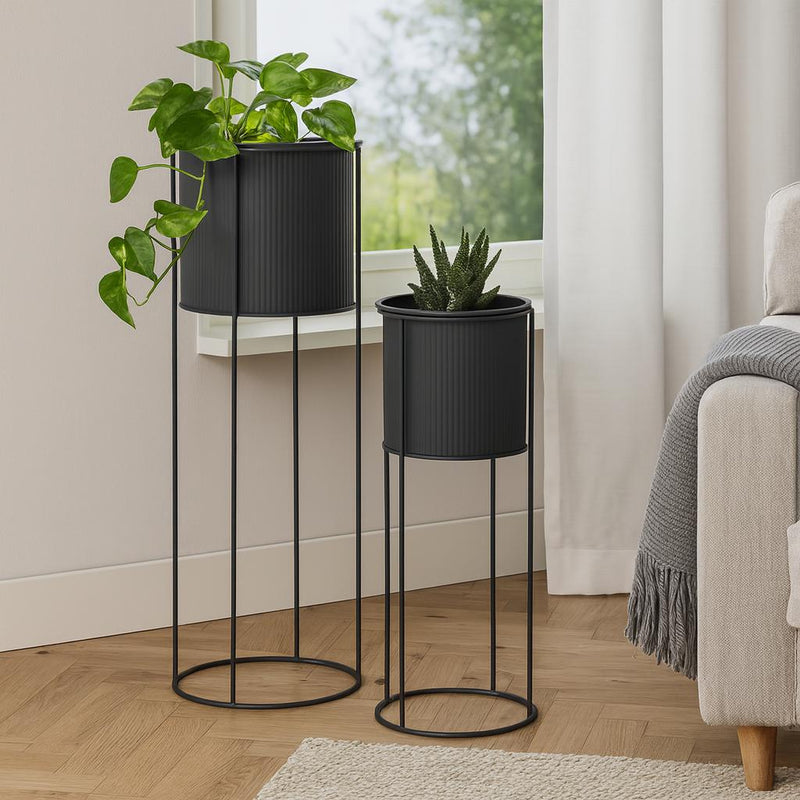 Kwietniki metalowe IDEM, 2 sztuki