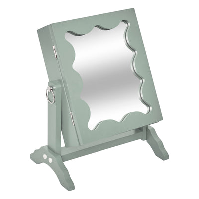 Lusterko kosmetyczne ze schowkiem na biżuterię CHERI, 29 x 22 x 15 cm