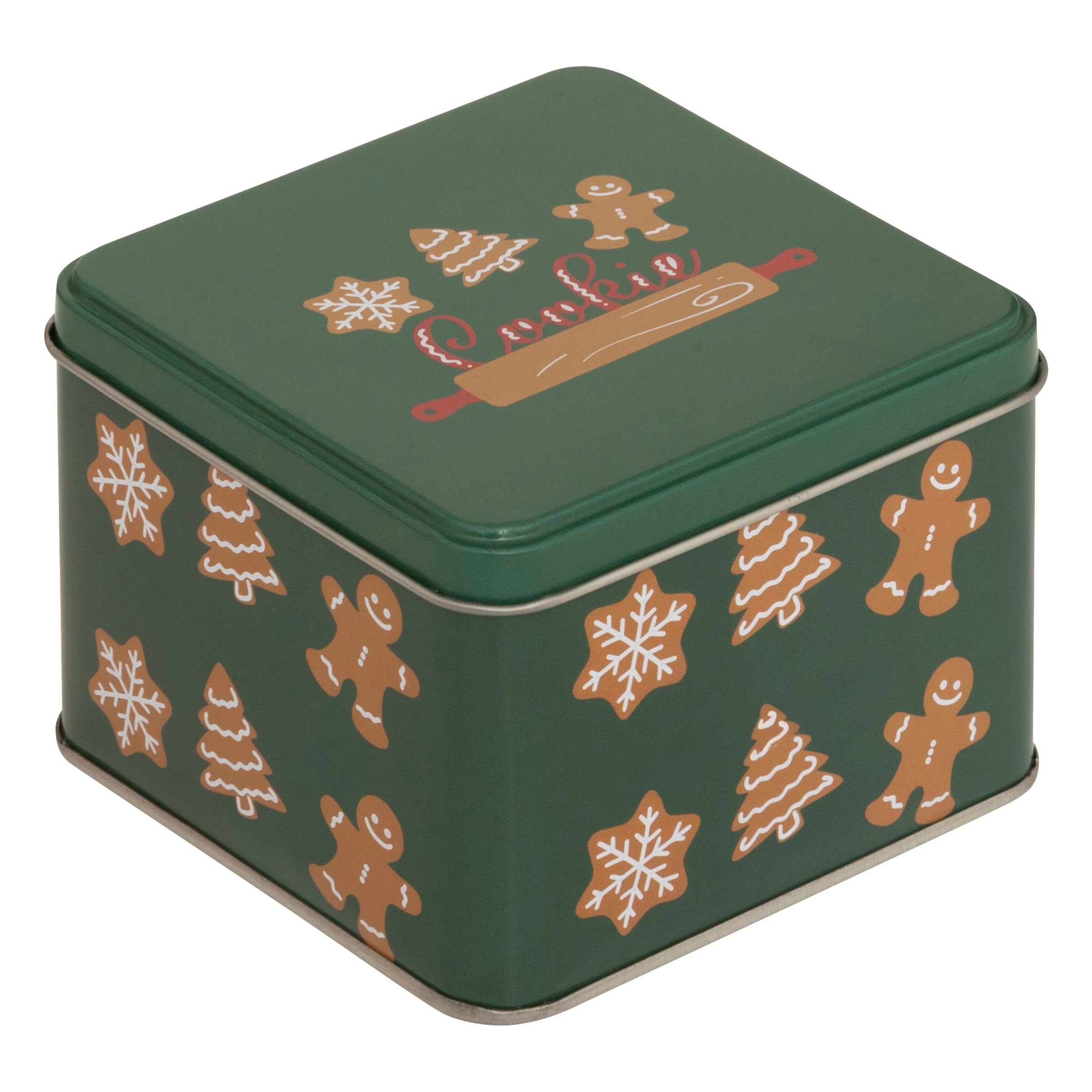 Metalowe pojemniki na ciastka, 3 sztuki