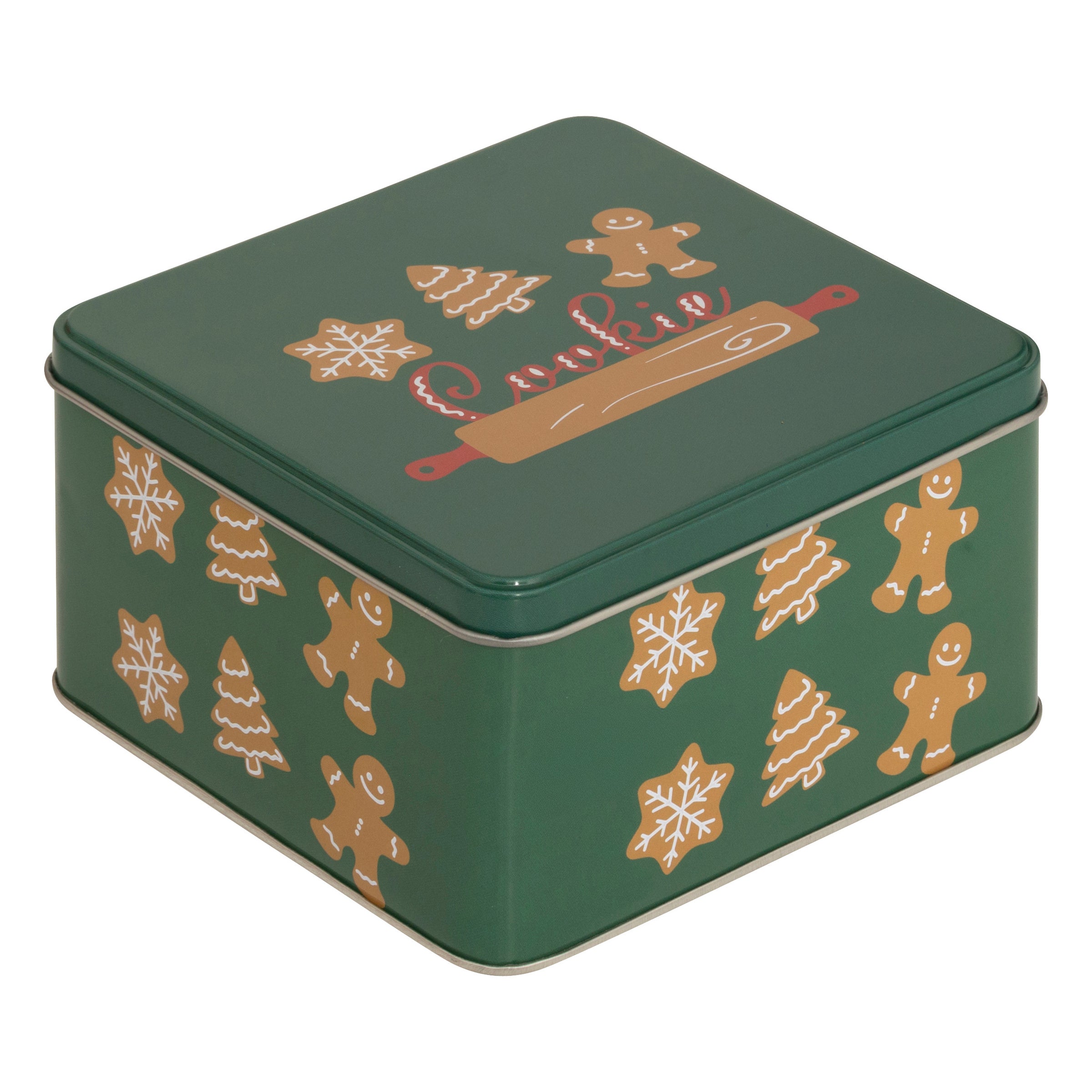 Metalowe pojemniki na ciastka, 3 sztuki