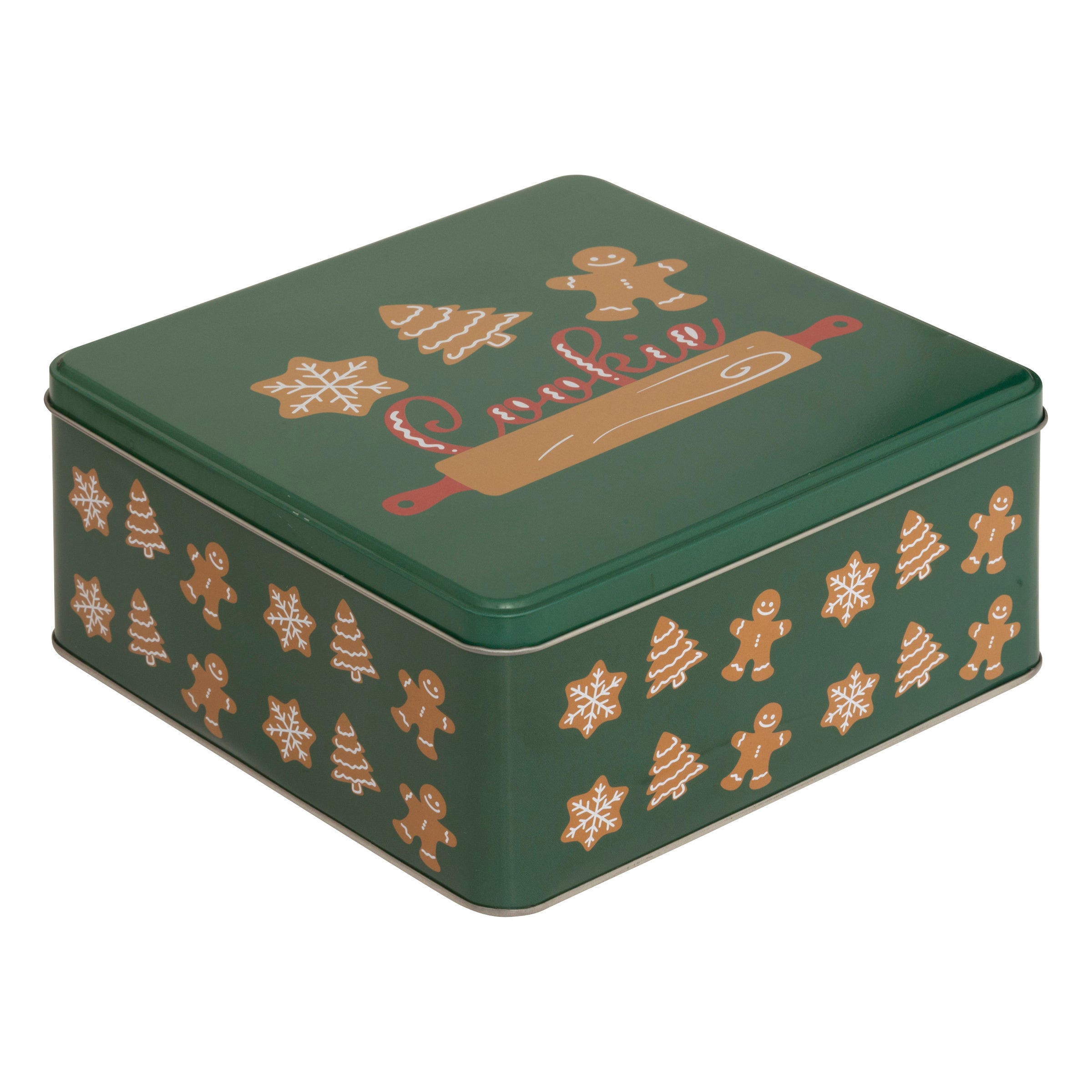 Metalowe pojemniki na ciastka, 3 sztuki